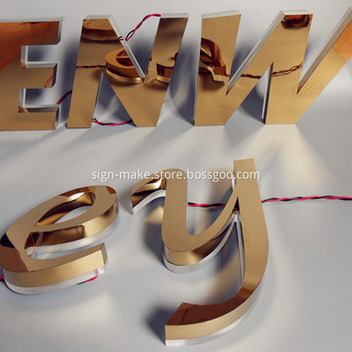 Custom Made LED Metal Letter Wall Signs